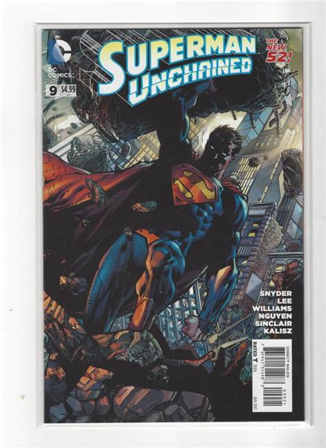 Superman Unchained 9 Dc Comics New 52 Jim Lee Variant Nm Comic Books