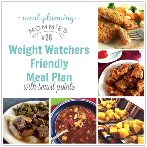 Weight watchers® zero point® food list is all new with three different plans! Weight Watchers Friendly Meal Plan #26 with FreeStyle ...
