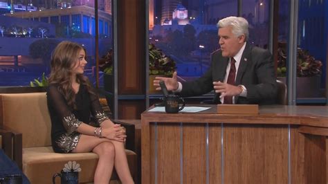 Sarah Hyland Nue Dans The Tonight Show With Jay Leno