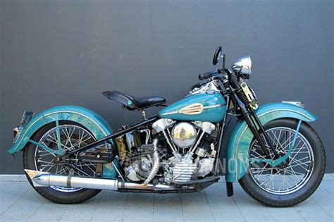 Sold Harley Davidson El Knucklehead 1000cc Motorcycle