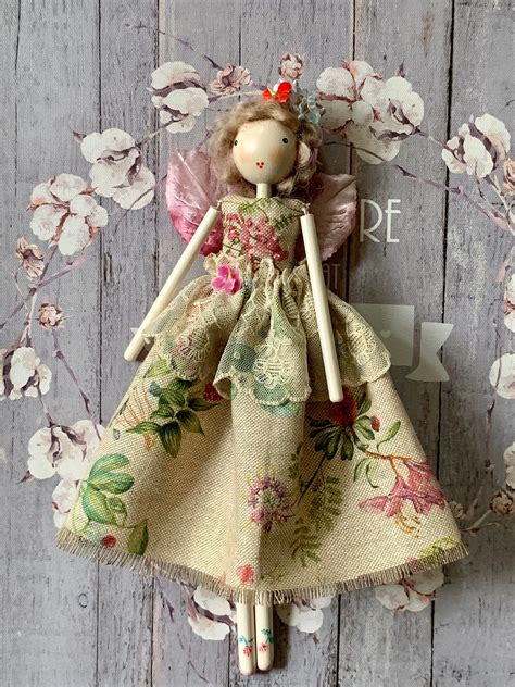 Handmade Vintage Fairy Doll Heirloom Doll Fairy Doll Etsy Uk Fairy