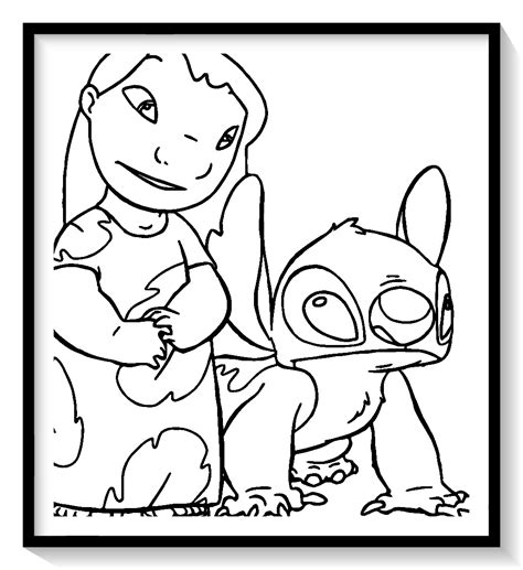 dibujos de lilo y stitch para colorear - 🥇 Dibujo imágenes