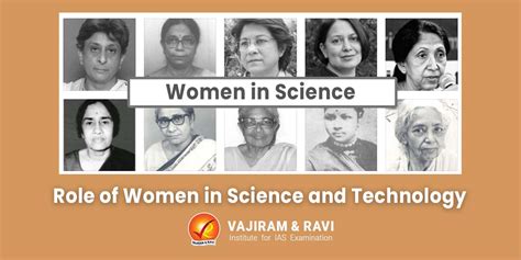 Women In Science Role Of Women In Science And Technology