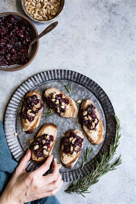 Cheese Crostini With Cranberry Fig Jam Snixy Kitchen
