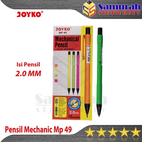 Jual Pensil Mekanik Joyko Mp 49 20 Mm Mechanical Pencil Mp 49 Isi 2