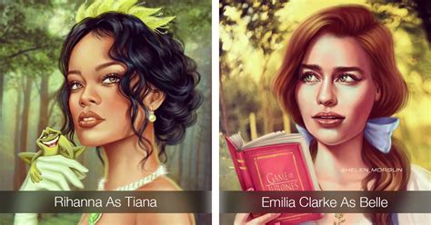 Artist Transforms 20 Celebrities Into Disney Princesses And The Results