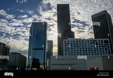 Later Afternoon In Los Angeles Stock Photo Alamy