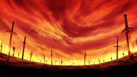 Anime Fate Stay Night Unlimited Blade Works HD Wallpaper