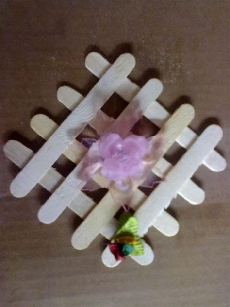 Things needed to make a beautiful craft??. All About Crafts: Ice Cream Stick Wall Hangings