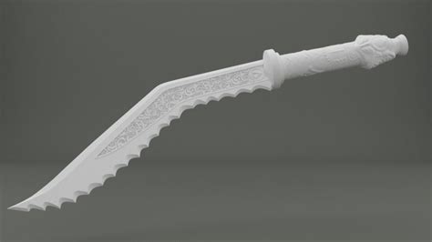 Assassins Creed Dagger 3d Model 3d Printable Cgtrader