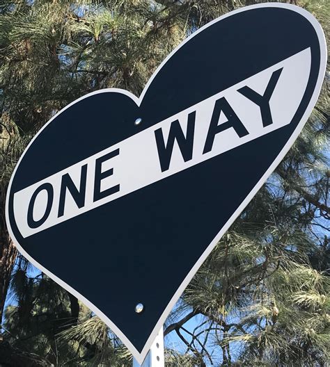 Scott Froschauer One Way Heart Contemporary Street Sign