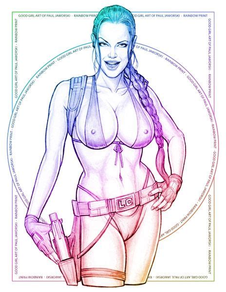 Tomb Raider 14 600 Paul Jaworski Goodgirlart Rainbow Prints