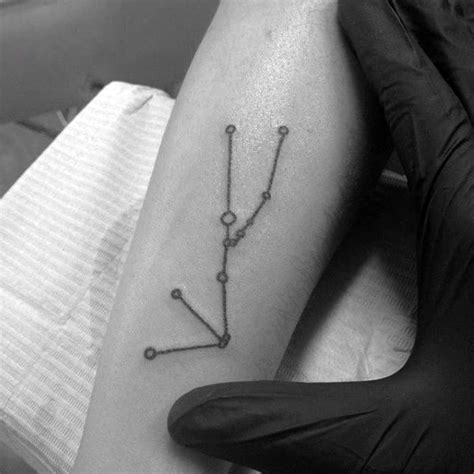 Taurus zodiac sign tattoo for men. 75 Taurus Tattoos For Men - Zodiac Ink Design Ideas