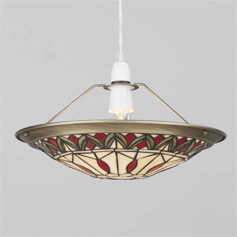 If you are looking for a tiffany style ceiling lamp for daily use, this item must be your ideal pick! Tiffany Light Shade Easy to Fit Shallow Dish Uplighter ...
