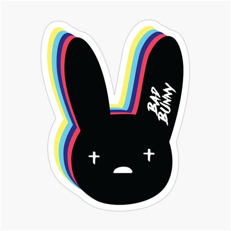 Bad Bunny Logo Sticker By Danielardzg Bunny Logo Bunny Wallpaper The