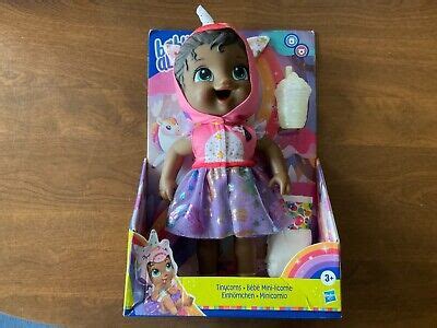 Baby Alive Unicorn Tinycorns Doll African American Doll Drinks And Wets