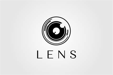Lens Camera Logo Vector Illustration Graphic By Lawoel Creative Fabrica