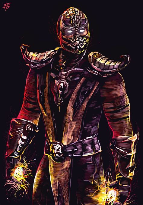 Scorpion Mortal Kombat Mortal Kombat Scorpion Fan Art