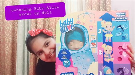 Baby Alive Unboxing And Reviews Baby Alive Dolls Really Grows Up