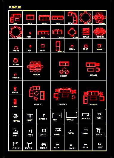 The largest library of cad blocks & dwg designs. Living Room Furniture CAD Blocks Free Download - Autocad ...