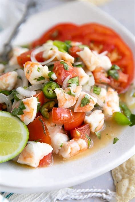 Mexican shrimp cocktail with raw or cooked we love bulking it up with fresh diced cucumber and diced avocado. Shrimp Ceviche Recipe (How to Make Shrimp Ceviche) - The ...