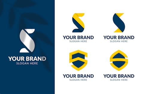 Free Vector Flat Design S Logo Template Collection
