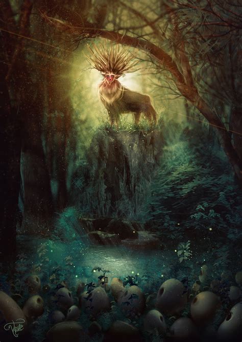 Spirit of forest - Princess Mononoke by killergreenwp on DeviantArt