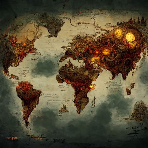 Apocalypse World Map Midjourney Openart