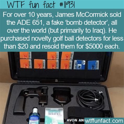 Wtf Fun Fact Ade 651 Fake Bomb Detectors