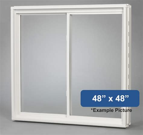 It helps to start at one end or corner and lay the vinyl down in a rolling motion. 48" x 48" Vinyl Slider Basement Window - Buy online