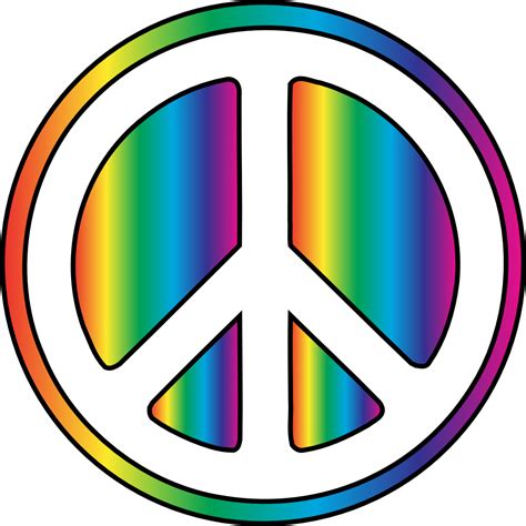 Peace Symbols Sign Clip Art Hippie Art Cliparts Png Download 1111