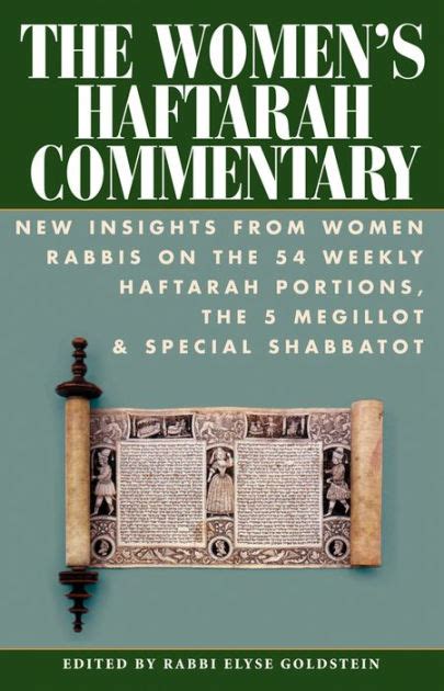 The Womens Haftarah Commentary New Insights From Women Rabbis On The 54 Weekly Haftarah