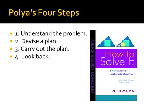 Polya S Method Of Problem Solving