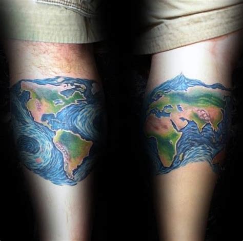The tattoo employs the very same color scheme, but offers somewhat various scenario. 40 Starry Night Tattoo Designs For Men - Painting Ink Ideas