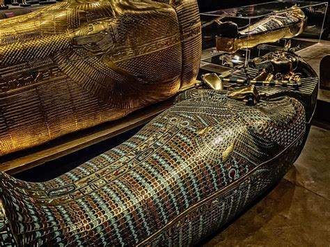 king tutankhamun s first inner coffin new kingdom 18th dynasty egypt 1332 1323 bce a photo on