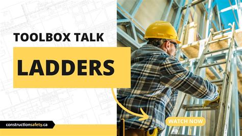 Toolbox Talk Ladders Youtube