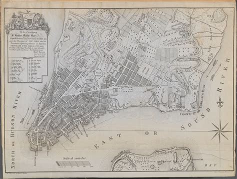 Plan Of The City Of New York Surveyed In 1767 Nypl Digital Collections