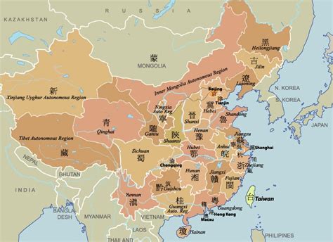 It has a sweet and crunchy texture and is often used in both savoury and sweet asian dishes. China Provinces Map (including Blank China Provinces Map ...