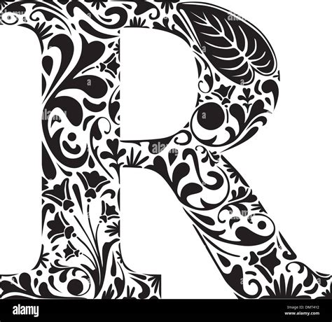 Fancy Letter R Design