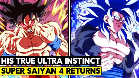 Gokus Super Saiyan 4 Ultra Instinct Transformation New Form In