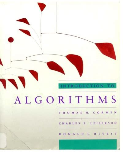 Introduction To Algorithms By Thomas H Cormen Open Library