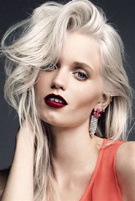 Ruby Red Lipped Editorials Abbey Lee Kershaw Beauty