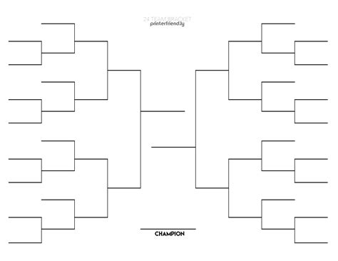 Feb 22, 2019 · bracket template: 24 Team Printable Tournament Bracket - Printerfriendly ...