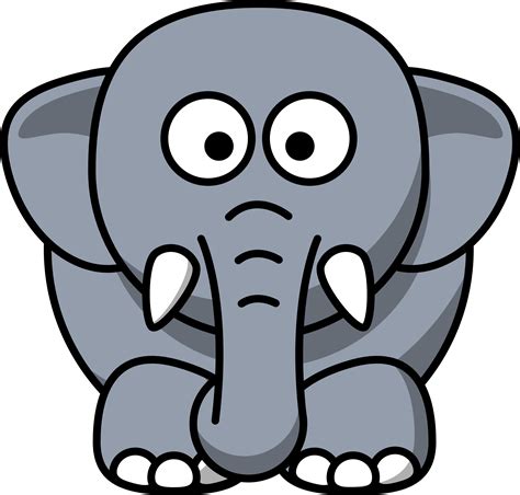 Cartoon Elephant Vector Clipart Best