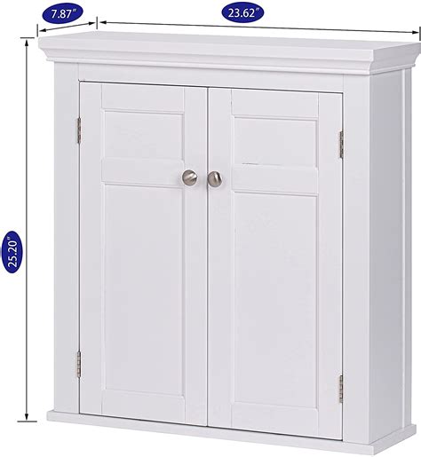 Buy Spirich Home Bathroom Cabinet Wall Mounted With Doors And Shelves