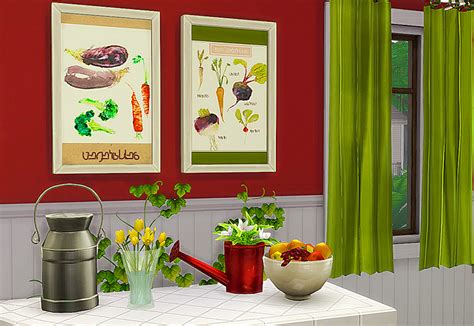 My Sims 4 Blog Pleasant Garden Paintings By Boolparty