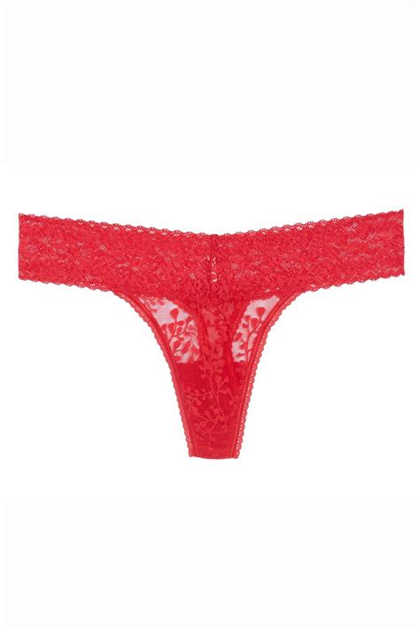 Calvin Klein Empower Red Bare Lace Thong Cheapundies