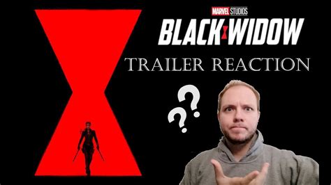 black widow trailer reaction youtube