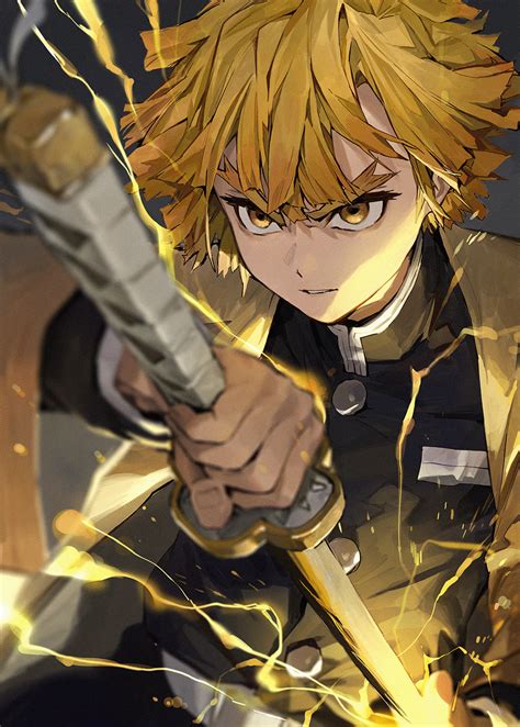Zenitsu Agatsuma In 2020 Anime Demon Slayer Anime Manga Anime
