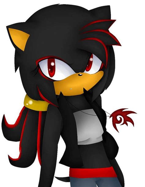 Shadow The Hedgehog Female By Mikuvocaloidmiku On Deviantart Shadow